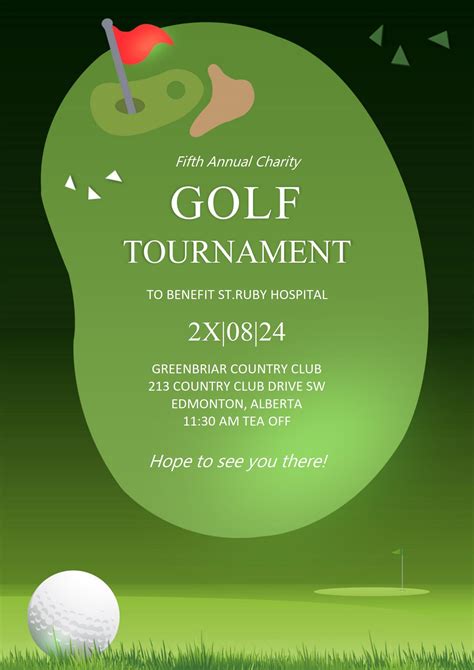 WORD of Fairway Golf Invitation.docx | WPS Free Templates