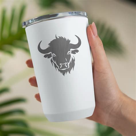 Bison Silhouette SVG File for Cricut, Silhouette, Laser Machines