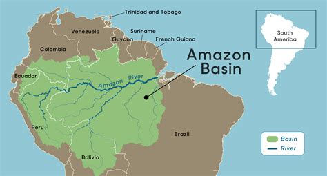 Map Of Amazon Basin