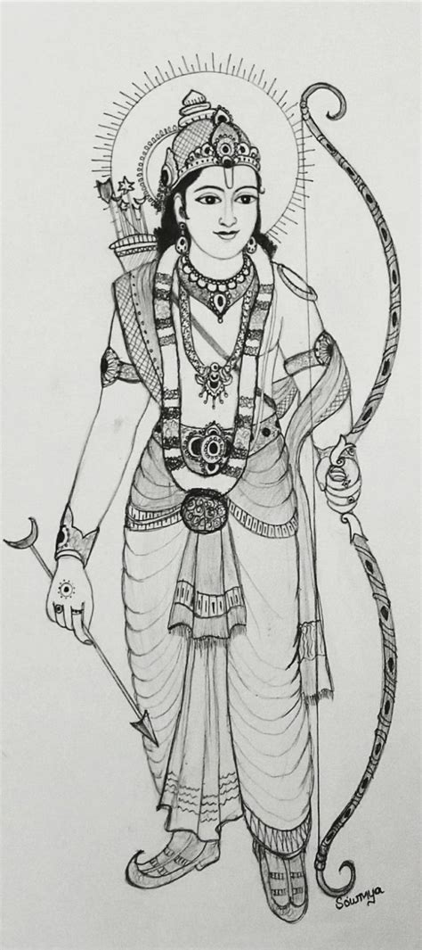 Sri Rama Navami Special Drawing by Smt. Sowmya – Sage of Kanchi