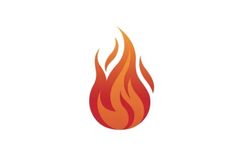 Flaming Fire Logo Design Illustration — Stock Vector © Guru86 #209177342