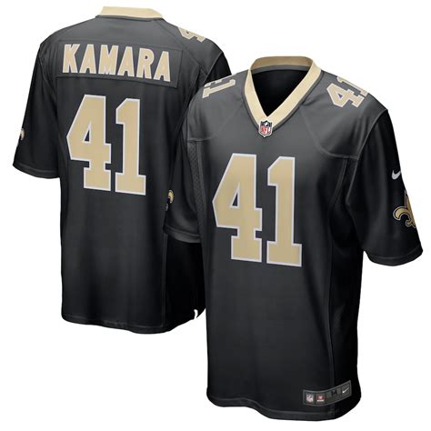 Nike Alvin Kamara New Orleans Saints Black Game Jersey