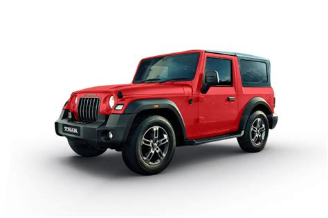 Mahindra Thar Red Rage Colour - Red Rage Thar Price