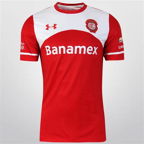 Jersey Under Armour Toluca Casa 15/16 S/N° | Jersey, Deportivo toluca ...