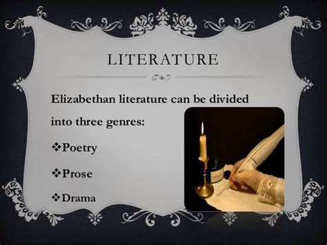 3. Elizabethan literature with questions