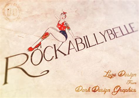 Rockabillybelle - A Rockabilly Tattoo Style Logo | Tattoo style, Rockabilly tattoo, Logo design