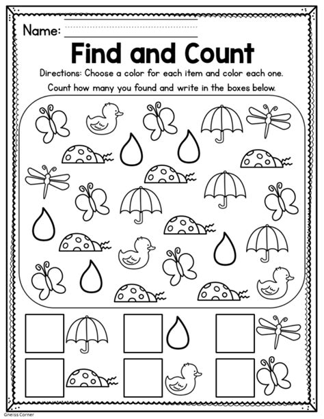 Spring Kindergarten Worksheets May | Made By Teachers