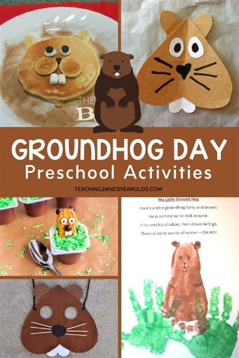 15+ Preschool Groundhog Day Activities