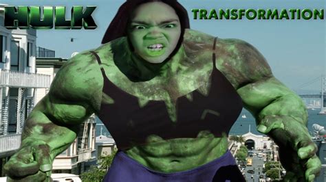 Hulk 2003 First Transformation (My version) - YouTube