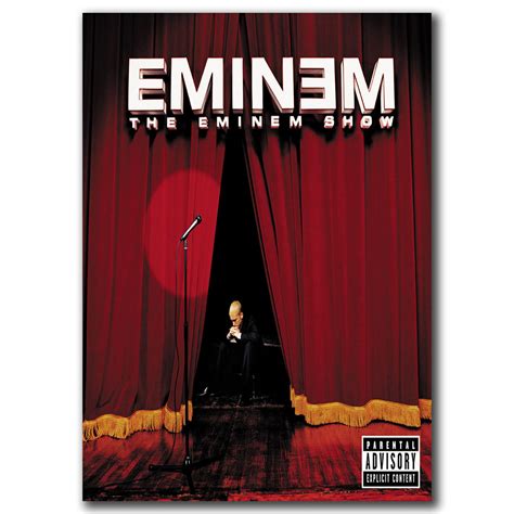 The Eminem Show Rapper Hip Hop Music Album Art 12x18 24x36in FABRIC ...