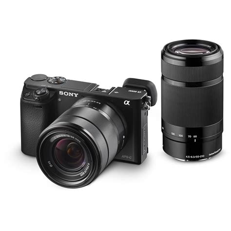 Sony Alpha a6000 Mirrorless Digital Camera ILCE6000K2L/B B&H