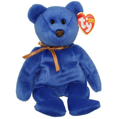 TY Beanie Baby - PROMISE the Blue Bear (Northwestern Mutual Exclusive ...