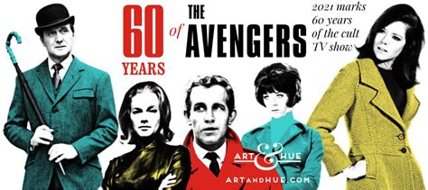 The Avengers Stylish Pop Art of Steed, Mrs Peel, Tara & Cathy | Art & Hue