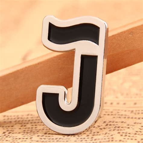 Enamel Pins | Custom J Lapel Pins | Cheap - EnamelPins.com