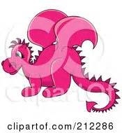 Royalty-Free (RF) Baby Dragon Clipart, Illustrations, Vector Graphics #1