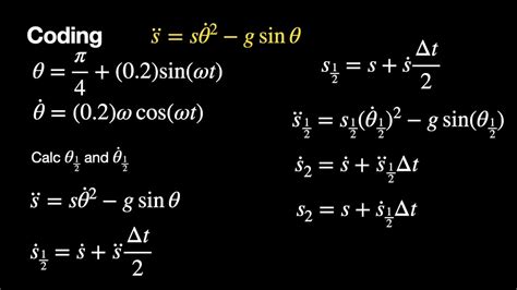 Numerical Methods - Euler vs. Runge Kutta 4 - YouTube