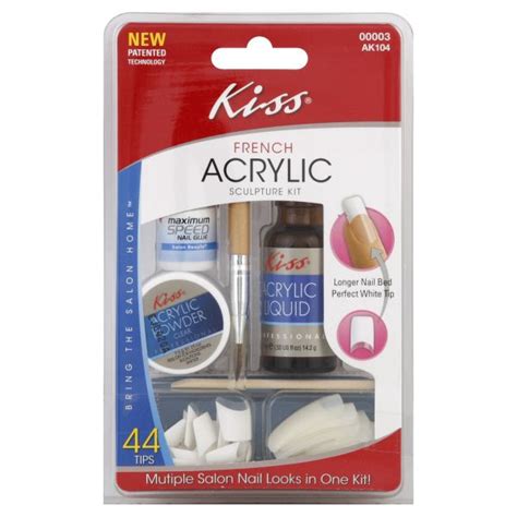 Kiss Acrylic French Sculpture Nail Kit