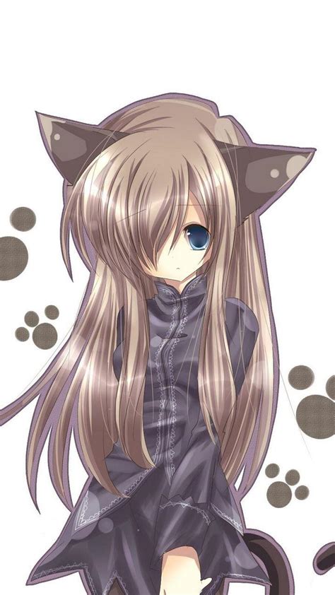 Anime Neko Girl Phone Wallpapers - Top Free Anime Neko Girl Phone Backgrounds - WallpaperAccess