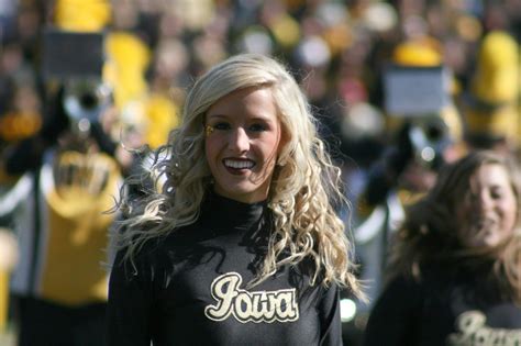 NFL and College Cheerleaders Photos: University of Iowa Cheerleaders