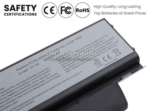 Dell Latitude D630 replacement battery - Laptop battery from Australia