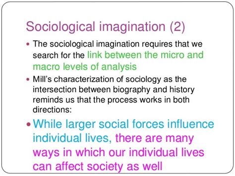 😀 An example of sociological imagination. sociological imagination ...