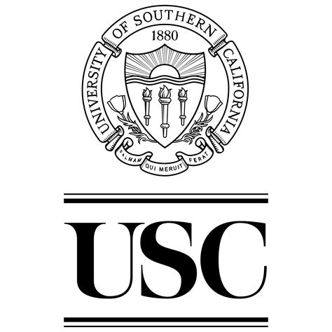 Black and White USC Logo - LogoDix