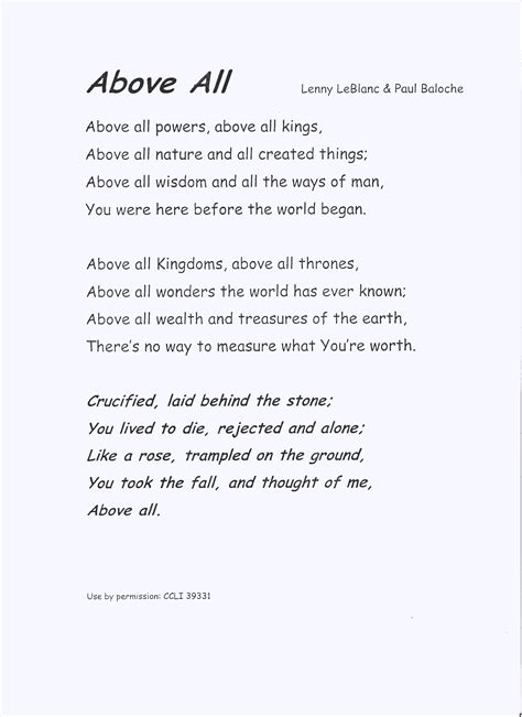 Above All (Lyrics 1 Of 1) gif by rawdnee | Photobucket