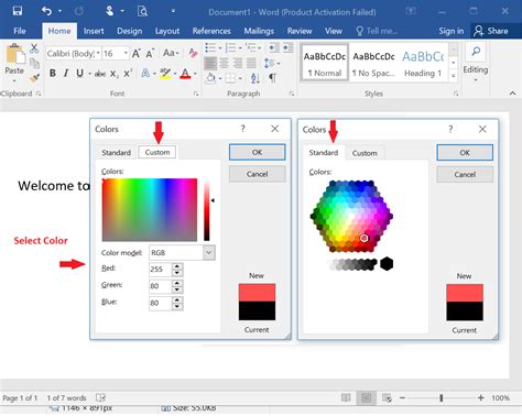 How to Change Font or Text Color in Word - Word Tutorial