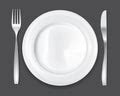 Free Stock Photo 8846 Dinner plate with cutlery | freeimageslive