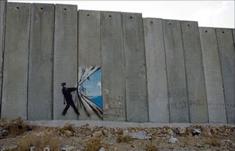 11. Banksy, "West Bank Wall," 2005 - The 50 Most Political Art Pieces of the Past 15 Years | Complex