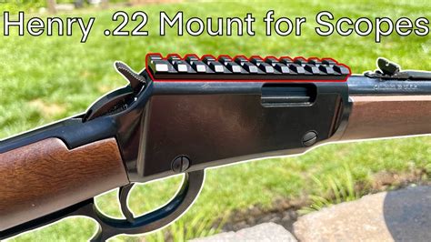 Henry .22 Lever Action Scope Mount: Installation And Review - YouTube