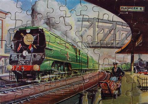 STEAM TRAINS AND JIGSAW PUZZLES: The 'Golden Arrow'