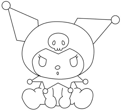 Kuromi Sitting coloring page | Disegni da colorare, Disegni, Foto del ...