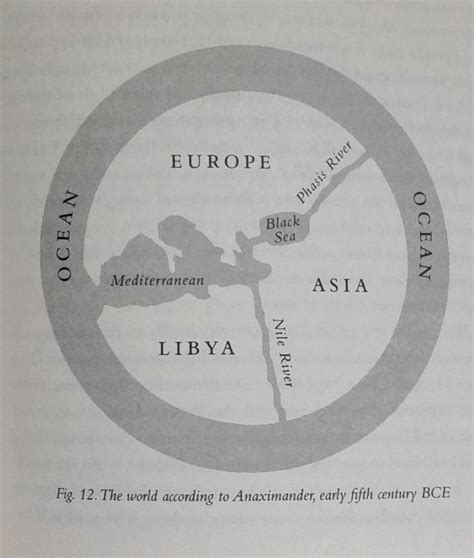 Map of the world according to Anaximander. 5th century BCE O Design, Libya, Historical Maps ...