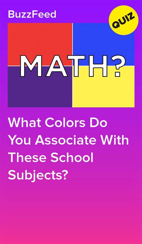 Everyone Matches One Color To Each School Subject, But I’m Curious If You Do It The “Right” Way ...