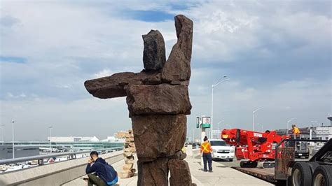 Inukshuk art at Toronto's Pearson airport angers some Inuit in Nunavut ...