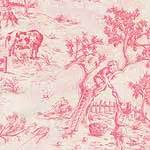 Isabella Pink Toile King Size Duvet Cover