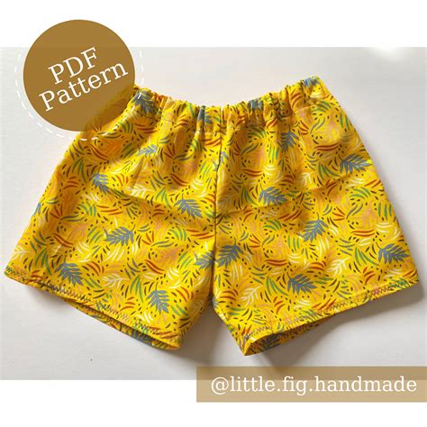 Make your own - Children's Simple Unisex Summer Shorts FREE PDF Sewing Pattern