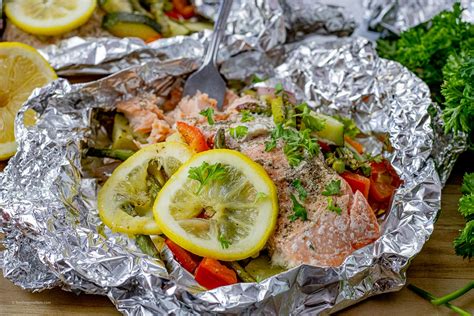 Easy Salmon Foil Packets - Feeding Your Fam