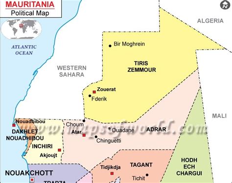 Nouakchott Map ~ World Of Map