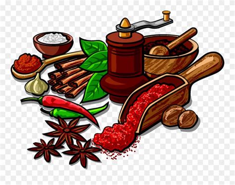 Download Indian Cuisine Spice Herb Clip Art Star - Spices And Herbs Clipart - Png Download ...