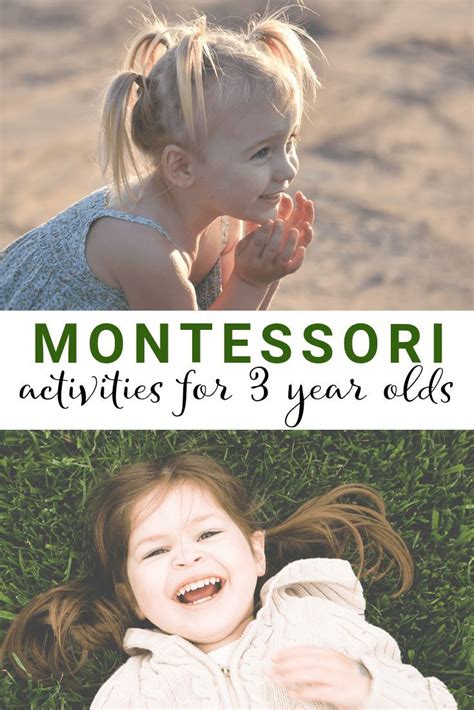 Click through to learn 10 Montessori learning activities & games for 3 ...