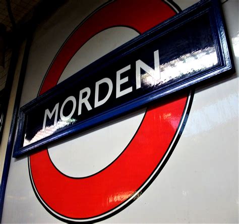 Morden station sign on the Northern Line 21/12/19. | Flickr