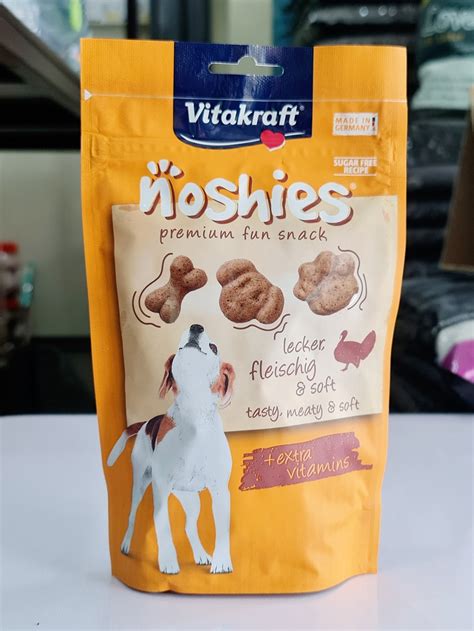 Vitakraft Noshies Turkey Dog Treats/ Dog Snacks 90g