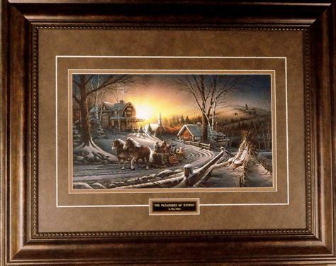 Terry Redlin Pleasures of Winter-Framed | WildlifePrints.com