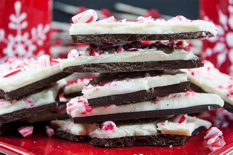 Dark Chocolate Peppermint Bark - Don't Sweat The Recipe