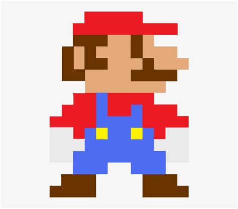 Mario Sprite By Flamingdragon5000 - Mario 8 Bit Png PNG Image | Transparent PNG Free Download on ...