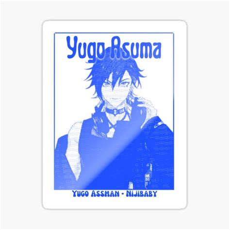 "Yugo Asuma" Sticker for Sale by SenpaiMothShop | Redbubble