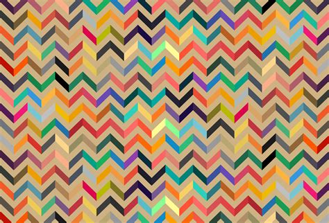 Free photo: Colorful seamless pattern background - Flat colors palette - 70s, Shape, Ornament ...