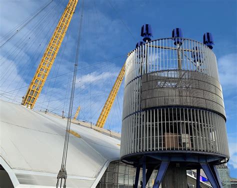 The O2 to generate power from ground breaking vertical-axis wind turbines developed by British ...